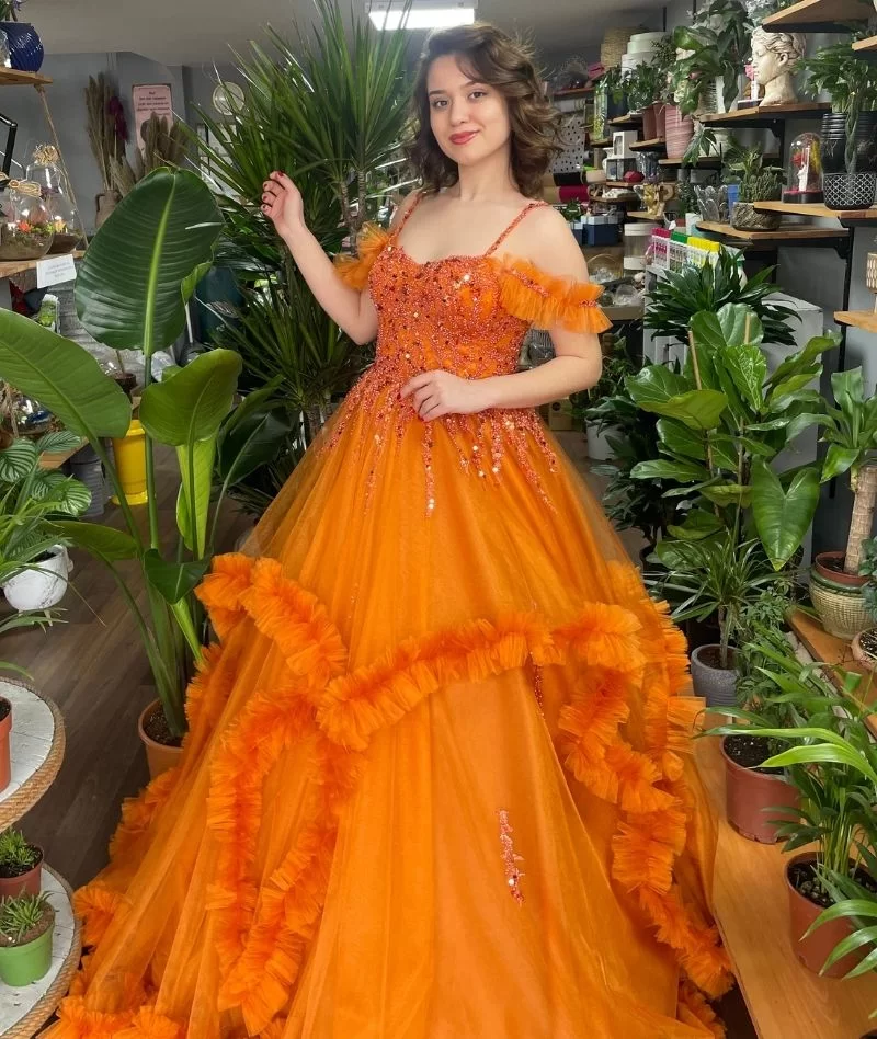 ABİYE & NİŞANLIK ORANGE